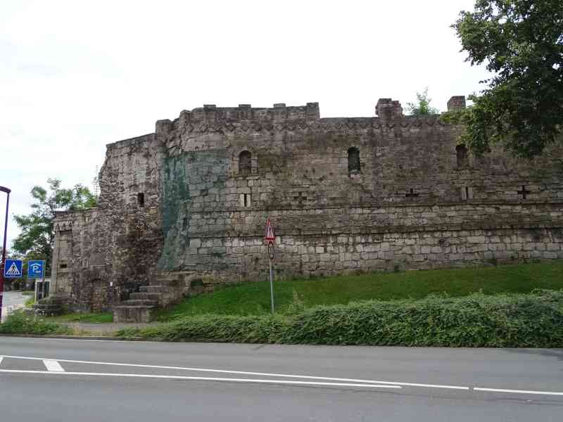 verschwundene Burg Mühlhausen in Mühlhausen