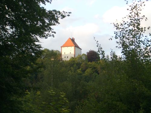 teilweise erhaltene Burg Ziegenrück (Kemenate) in Ziegenrück