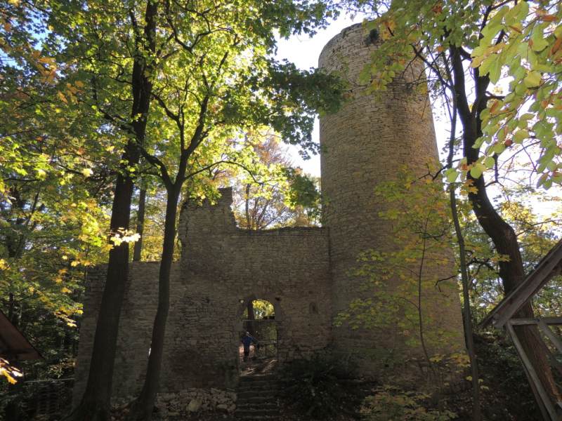 Burgruine Schauenforst in Uhlstädt-Kirchhasel-Rödelwitz