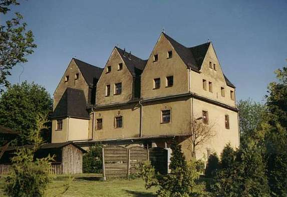Schloss Graues Schloss (Mihla) (Blaues Schloss, Weißes Schloss) in Mihla
